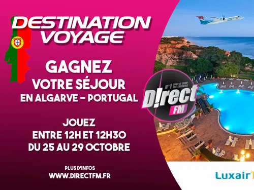DESTINATION VOYAGE en ALGARVE au Portugal